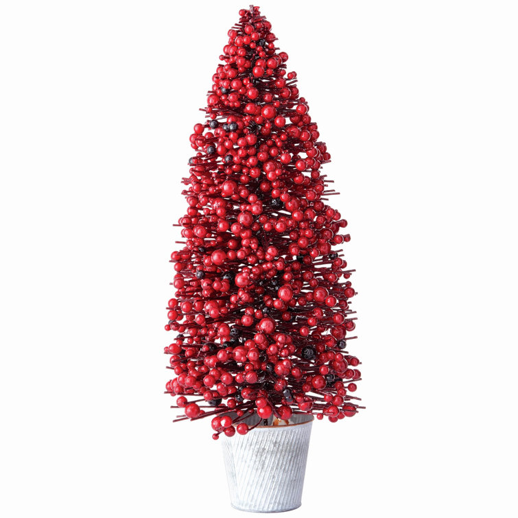 Greyleigh™ Berry Red Artificial Tabletop Tree Wayfair.ca